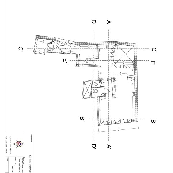 planta reformada_Comunidad de Propietarios Edificio Calle B